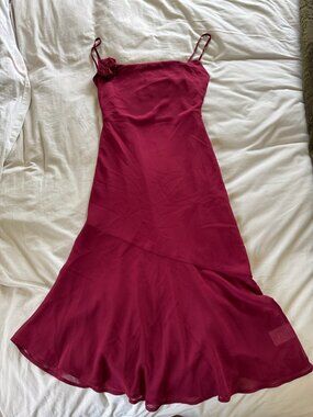 PEPPERMAYO Anne Midi Dress - Deep Red
